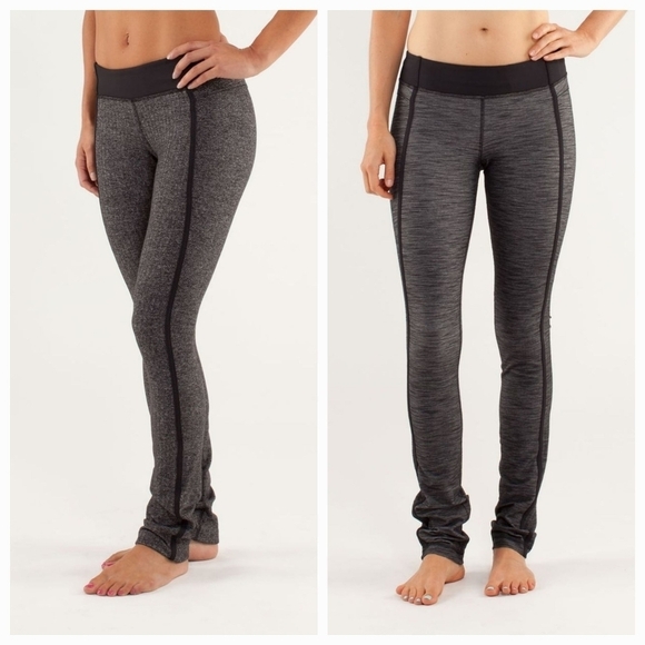 Lululemon Forme Pant in Rose Herringbone Black size 2 NWT - Picture 2 of 10